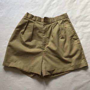 Private Concepts - Tan pleated shorts